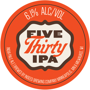 Indeed Brewing Company Five Thirty IPA