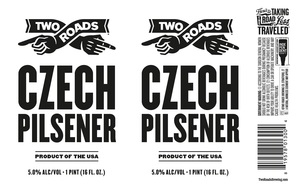 Two Roads Czech Pilsener March 2023