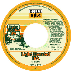 Bell's Light Hearted IPA March 2023