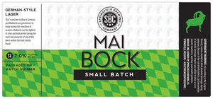Springfield Brewing Company Small Batch Mai Bock March 2023