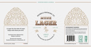 Munkle Brewing Co. Munk Lager