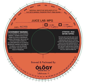 Ology Brewing Co. Juice Lab: Mpg