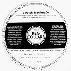 Scratch Brewing Co. Elecampane Brown