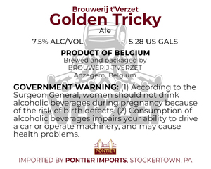 Brouwerij T'verzet Golden Tricky March 2023