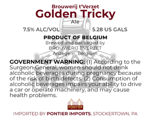 Brouwerij T'verzet Golden Tricky