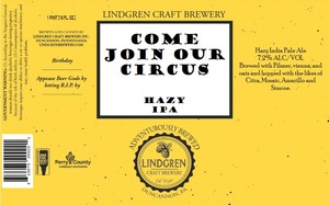 Lindgren Craft Brewery Inc Come Join Our Circus March 2023