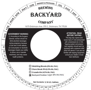 Backyard Festbier Lager March 2023