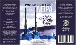 Post Card Brewing Co. Poolbeg Haze April 2023