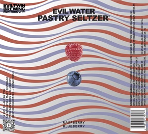 Evil Twin Brewing New York City Evil Water - Pastry Seltzer Raspberry, Passionfruit