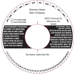 Sherman Street Beer Company March 2023
