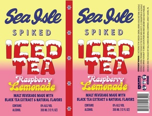 Sea Isle Spiked Iced Tea Raspberry Lemonade March 2023