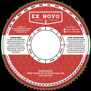 Ex Novo Brewing Company Farm League March 2023