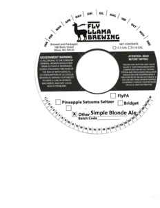 Fly Llama Brewing Simple Blonde Ale