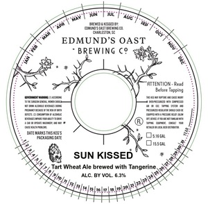 Edmund's Oast Brewing Co. Sun Kissed