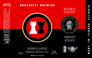 Rook's Castle German Kolsch Ale March 2023