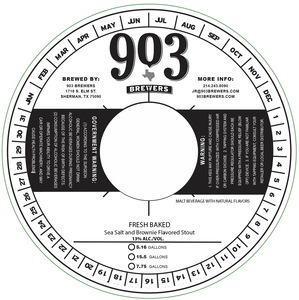 903 Brewers 903 Fresh Baked March 2023