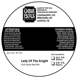 Oskar Blues Brewery Lady Of The Knight