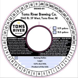 Toms River Brewing Co. Raising Helles