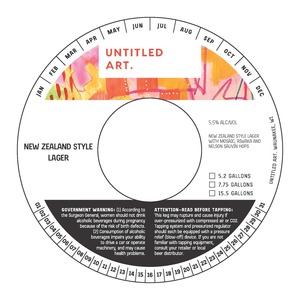 Untitled Art. New Zealand Style Lager