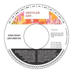 Untitled Art. Guava Galaxy Juice Drops IPA