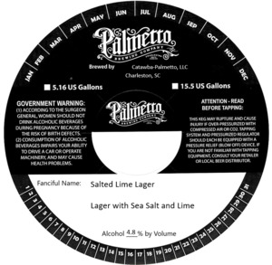 Palmetto Brewing Co Salted Lime Lager
