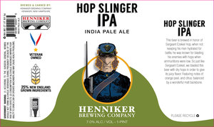 Henniker Brewing Company, LLC Hop Slinger India Pale Ale