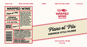 Warped Wing Plane Ol' Pils March 2023