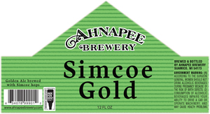 Ahnapee Brewery Simcoe Gold