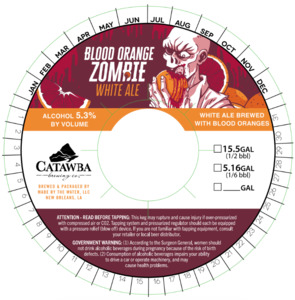 Catawba Brewing Co Blood Orange Zombie