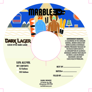 Marble Brewery Dark Lager April 2023