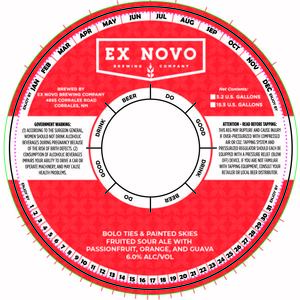 Ex Novo Brewing Company Bolo Ties & Painted Skies