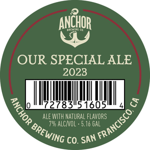 Anchor Brewing Co. Our Special Ale March 2023