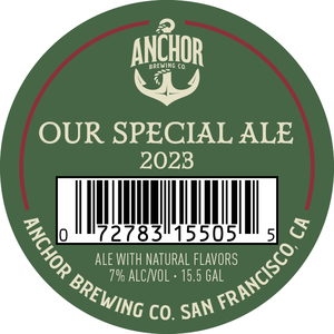 Anchor Brewing Co. Our Special Ale March 2023