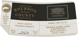 Goose Island Beer Co. Goose Island Bourbon County Brand Stout