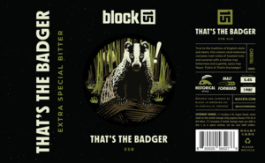 Block 15 Brewing Co. That's The Badger March 2023