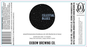Oxbow Brewing Co. Celestial Blues