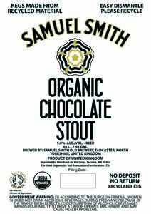 Samuel Smith Organic Chocolate Stout March 2023