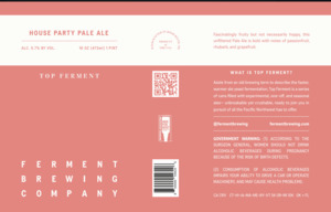 Top Ferment House Party Pale Ale