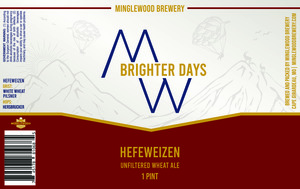 Minglewood Brewery Brighter Days April 2023