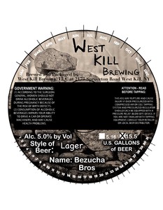 West Kill Brewing Bezucha Bros