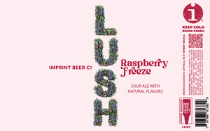 Imprint Beer Co. Lush Raspberry Freeze