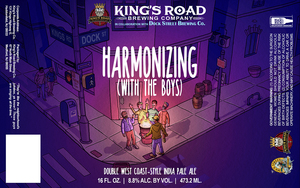King's Road Brewing Company Harmonizing With The Boys Double West Coast-style India Pale Ale