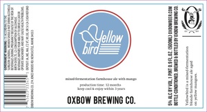 Oxbow Brewing Co Yellowbird