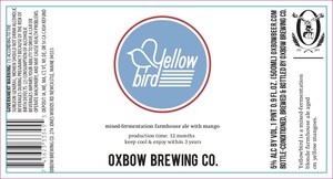Oxbow Brewing Co Yellowbird