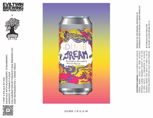 Evil Twin Brewing New York City Dumb Jream