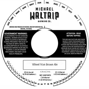 Michael Waltrip Brewing Co. Wheel Man Brown Ale