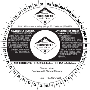 A Homestead Brew Tractor Juice April 2023