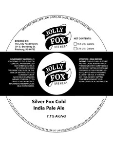 Silver Fox Cold India Pale Ale 