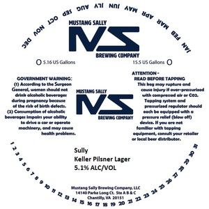 Mustang Sally Brewing Company, LLC Sully