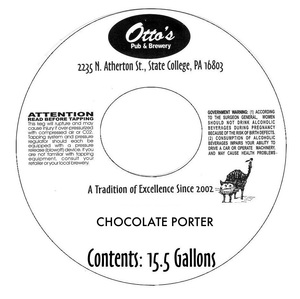 Otto's Pub And Brewery Chocolate Porter March 2023